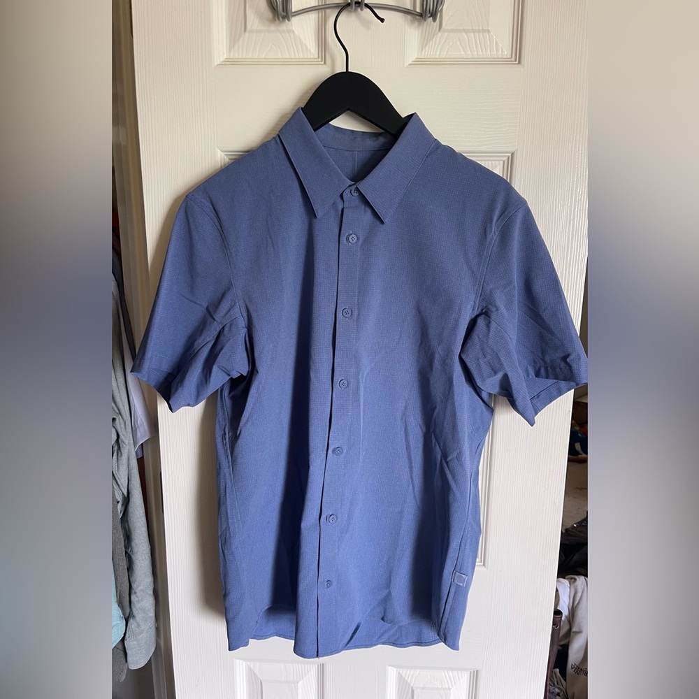 lululemon Airing Easy Short Sleeve Water Drop blue
